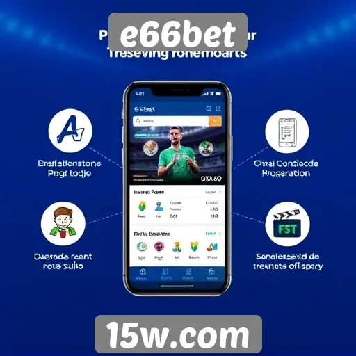 Exploração das funcionalidades do aplicativo e66bet