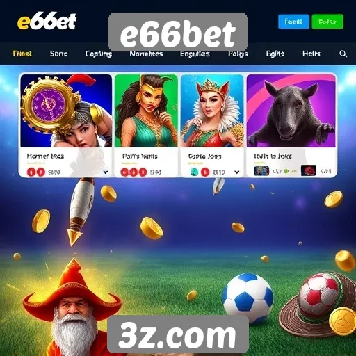 Novos jogos disponíveis no e66bet em breve